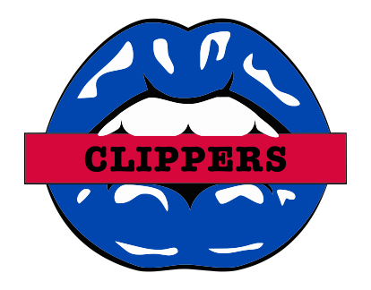 Los Angeles Clippers Lips Logo vinyl decal